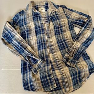 1975 Original Denim Plaid Shirt